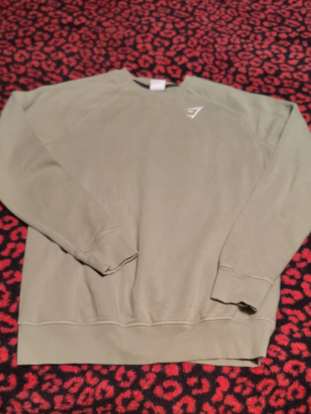 Gymshark Olive Green Crewneck Sweatshirt